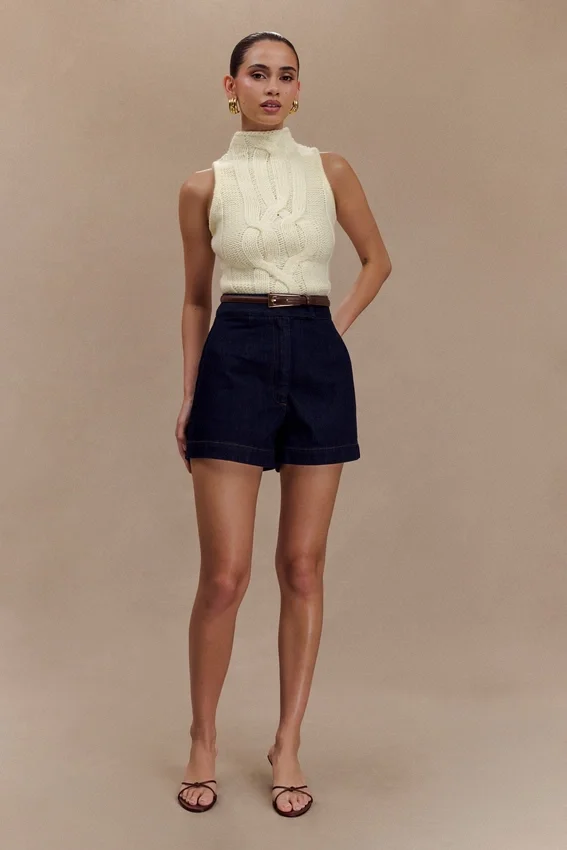 Abel Denim Shorts – Indigo Blue Abel Denim Shorts – Indigo Blue