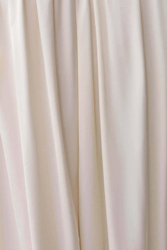 Adriana Satin Gathered Maxi Dress – Buttercream Adriana Satin Gathered Maxi Dress – Buttercream
