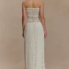Aeline Strapless Crochet Knit Top – Ivory