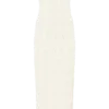 Aeline Strapless Crochet Knit Top – Ivory