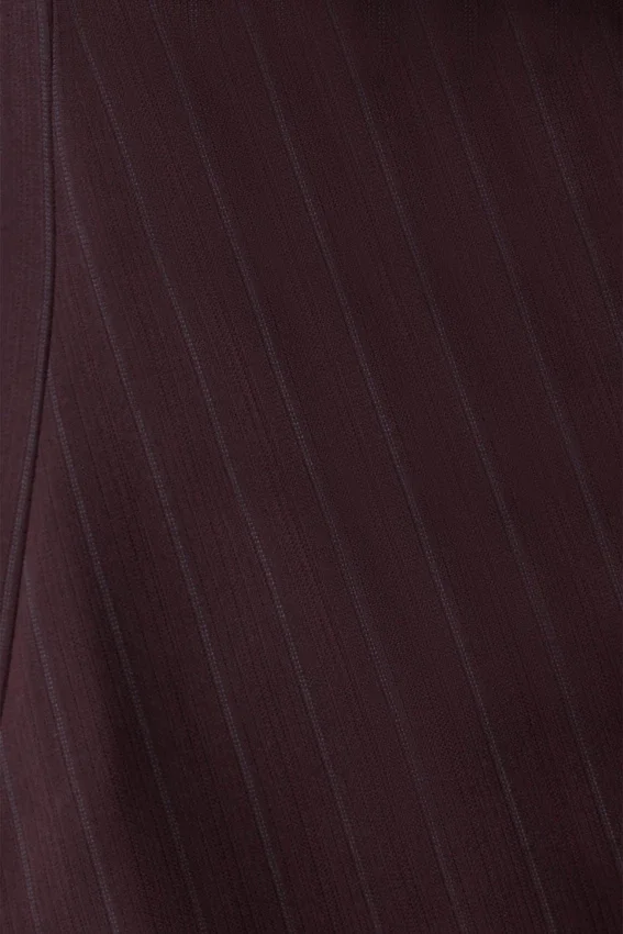 Agatha Square Neck Blazer – Plum Pinstripe Agatha Square Neck Blazer – Plum Pinstripe