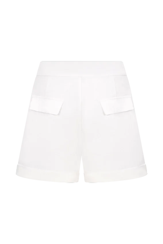 Aldea Cotton Shorts – White Aldea Cotton Shorts – White