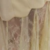 Aleena Satin And Lace Maxi Dress – Lemon