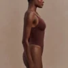 Alyssa Backless Shapewear Bodysuit – Espresso