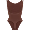 Alyssa Backless Shapewear Bodysuit – Espresso