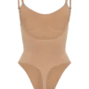 Alyssa Backless Shapewear Bodysuit – Latte