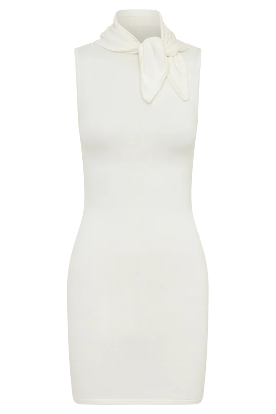 Amilee Scarf Knit Mini Dress – Ivory Amilee Scarf Knit Mini Dress – Ivory