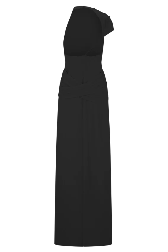 Analia Chiffon Maxi Dress – Black Analia Chiffon Maxi Dress – Black