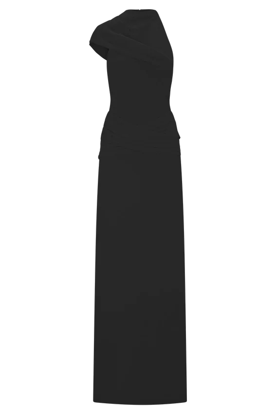 Analia Chiffon Maxi Dress – Black Analia Chiffon Maxi Dress – Black