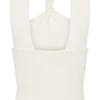 Angelika Twist Front Knit Top – Ivory