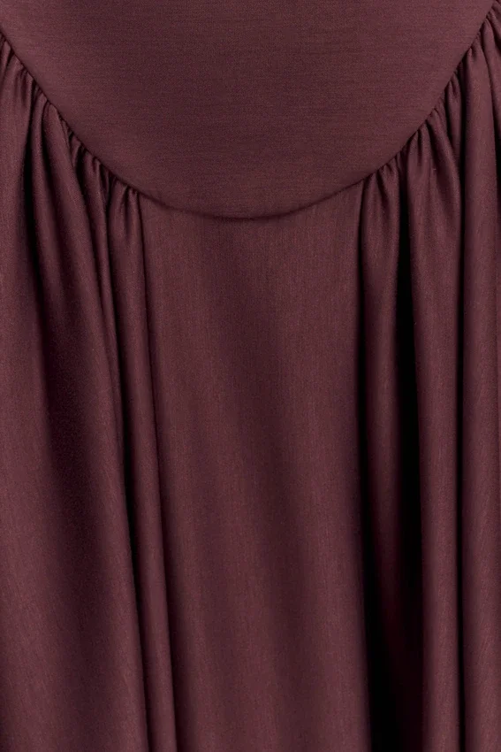 Angelina Scuba Halter Midi Dress – Chocolate Angelina Scuba Halter Midi Dress – Chocolate