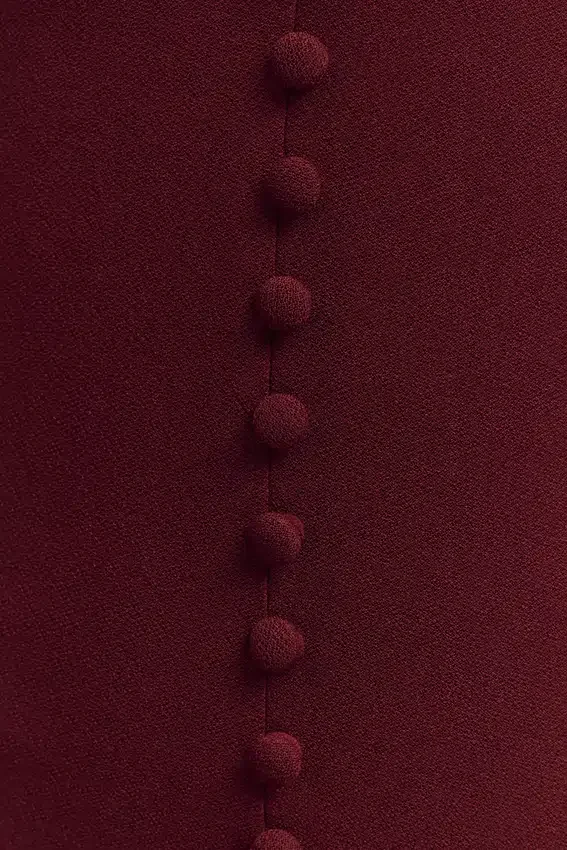 Annita Crepe Halter Midi Dress – Merlot Annita Crepe Halter Midi Dress – Merlot