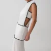 Aris Sleeveless Sheer Maxi Dress – Black/White Aris Sleeveless Sheer Maxi Dress – Black/White