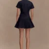 Arista Denim Mini Skirt – Washed Indigo Blue