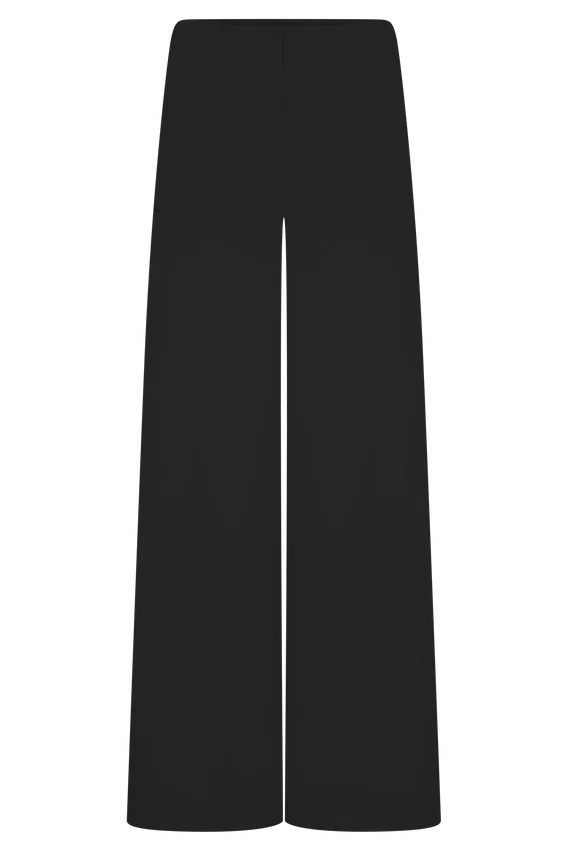 Arlo Wide Leg Suiting Trouser – Black Arlo Wide Leg Suiting Trouser – Black