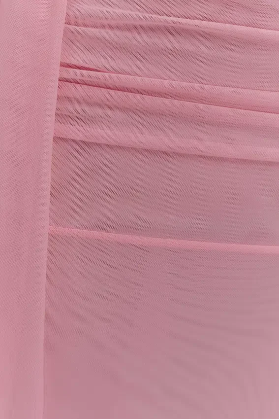 Arna Mesh Maxi Skirt – Candy Pink Arna Mesh Maxi Skirt – Candy Pink