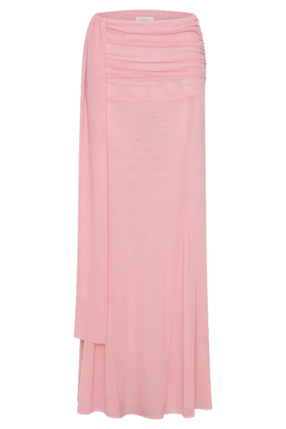 Arna Mesh Maxi Skirt – Candy Pink Arna Mesh Maxi Skirt – Candy Pink