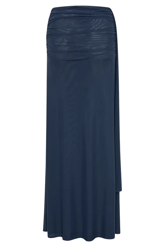 Arna Mesh Maxi Skirt – Midnight Blue Arna Mesh Maxi Skirt – Midnight Blue