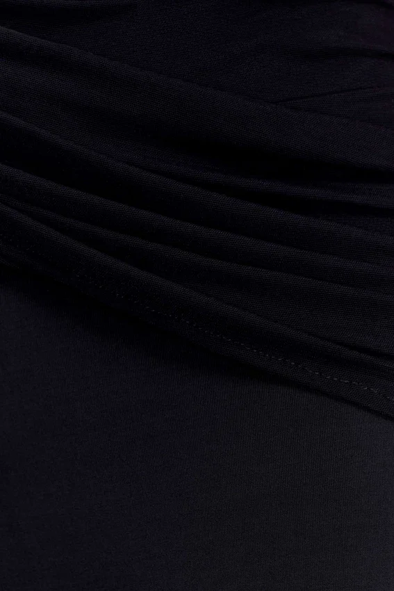 Aspyn Slinky Gathered Wide Leg Pants – Black Aspyn Slinky Gathered Wide Leg Pants – Black