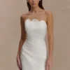 Atenea Satin Mini Dress – White