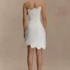 Atenea Satin Mini Dress – White