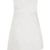 Atenea Satin Mini Dress – White