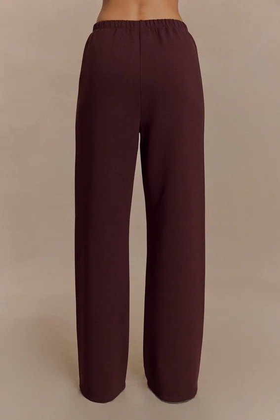 August Straight Leg Jogger – Chocolate August Straight Leg Jogger – Chocolate