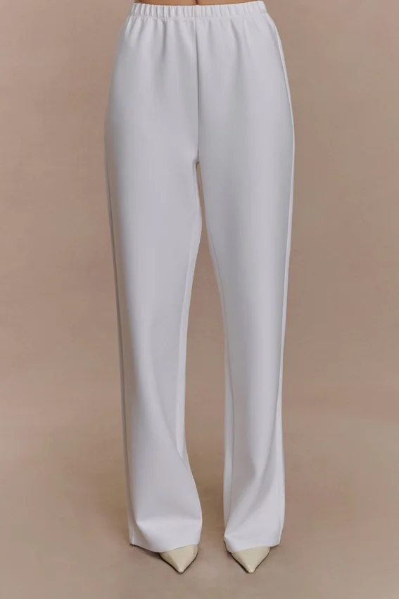 August Straight Leg Jogger – Ivory August Straight Leg Jogger – Ivory