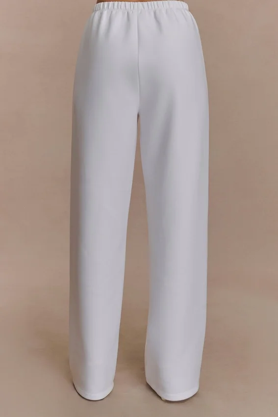 August Straight Leg Jogger – Ivory August Straight Leg Jogger – Ivory
