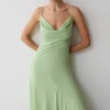 Aurelia Chiffon Maxi Dress – Sage