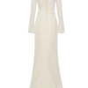Aurelie Long Sleeve Lace Maxi Dress – Ivory