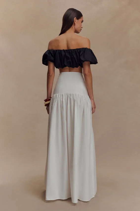 Autumn Maxi Skirt – White Autumn Maxi Skirt – White