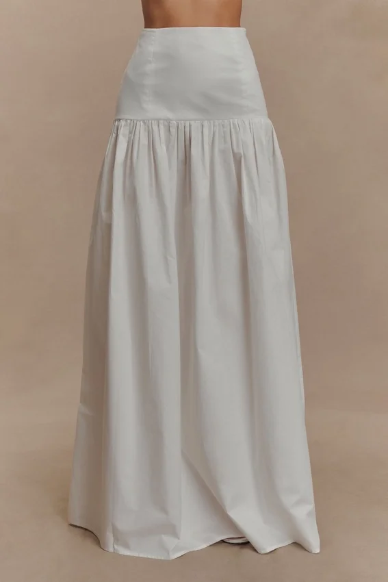 Autumn Maxi Skirt – White Autumn Maxi Skirt – White