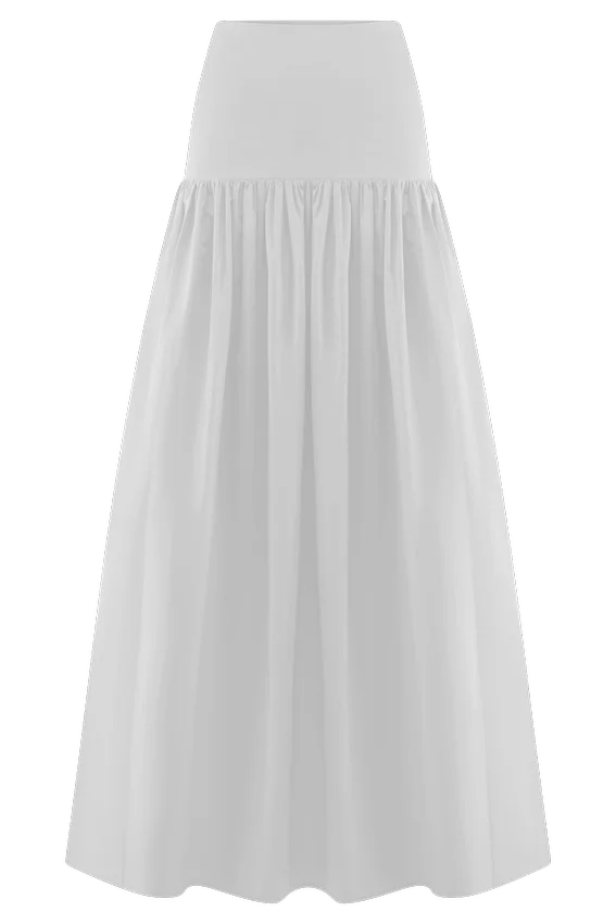 Autumn Maxi Skirt – White Autumn Maxi Skirt – White