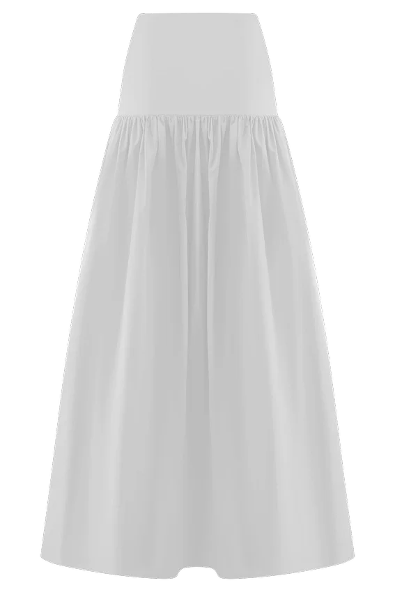 Autumn Maxi Skirt – White Autumn Maxi Skirt – White