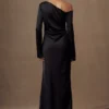 Avery Long Sleeve Maxi Dress – Black