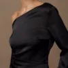 Avery Long Sleeve Maxi Dress – Black