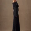 Avery Long Sleeve Maxi Dress – Black