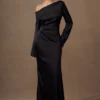 Avery Long Sleeve Maxi Dress – Black