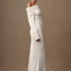 Avery Long Sleeve Maxi Dress – Ivory