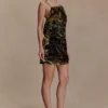 Ayana Cross Back Mini Dress – Velvet Burnout