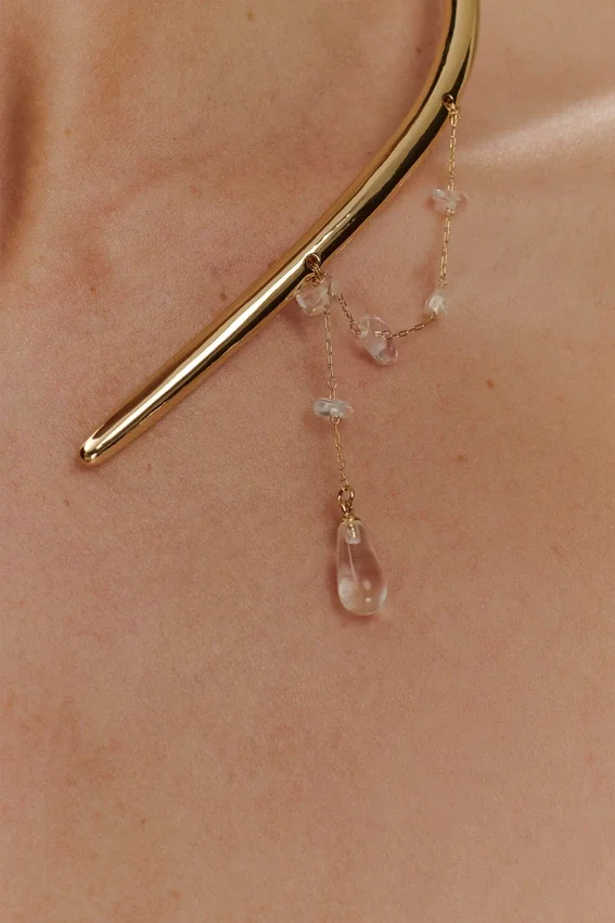 Azura Teardrop Necklace – Gold Azura Teardrop Necklace – Gold