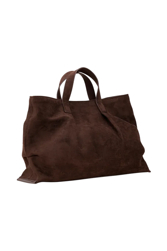 Baylor Faux Suede Bag – Chocolate Baylor Faux Suede Bag – Chocolate