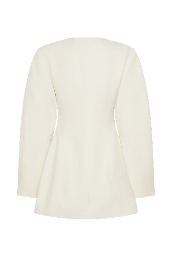 Beatrice Blazer Mini Dress – Ivory Beatrice Blazer Mini Dress – Ivory