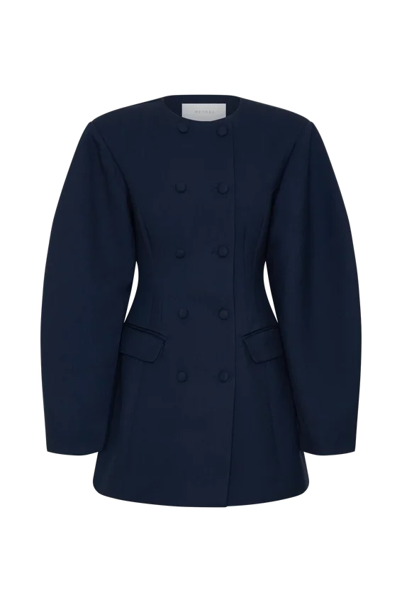Beatrice Blazer Mini Dress – Navy Beatrice Blazer Mini Dress – Navy