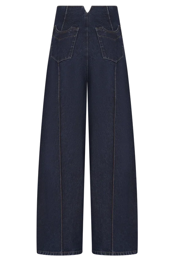 Beatrix High Rise Denim Jeans – Indigo Blue Beatrix High Rise Denim Jeans – Indigo Blue