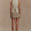 Birdie High Neck Sleeveless Top – Ivory Birdie High Neck Sleeveless Top – Ivory