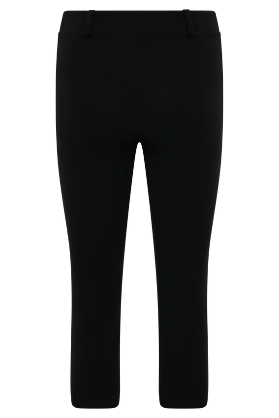 Blanca Stretch Crepe Capri Pants – Black Blanca Stretch Crepe Capri Pants – Black