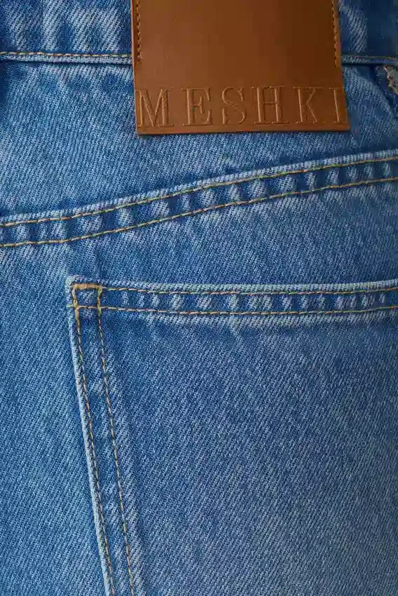 Bobby Oversized Jean With Front Pleat – Summer Blue Bobby Oversized Jean With Front Pleat – Summer Blue