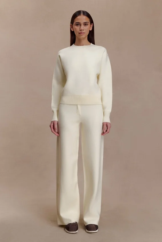 Braxton Cozy Knit Jumper – Ivory Braxton Cozy Knit Jumper – Ivory
